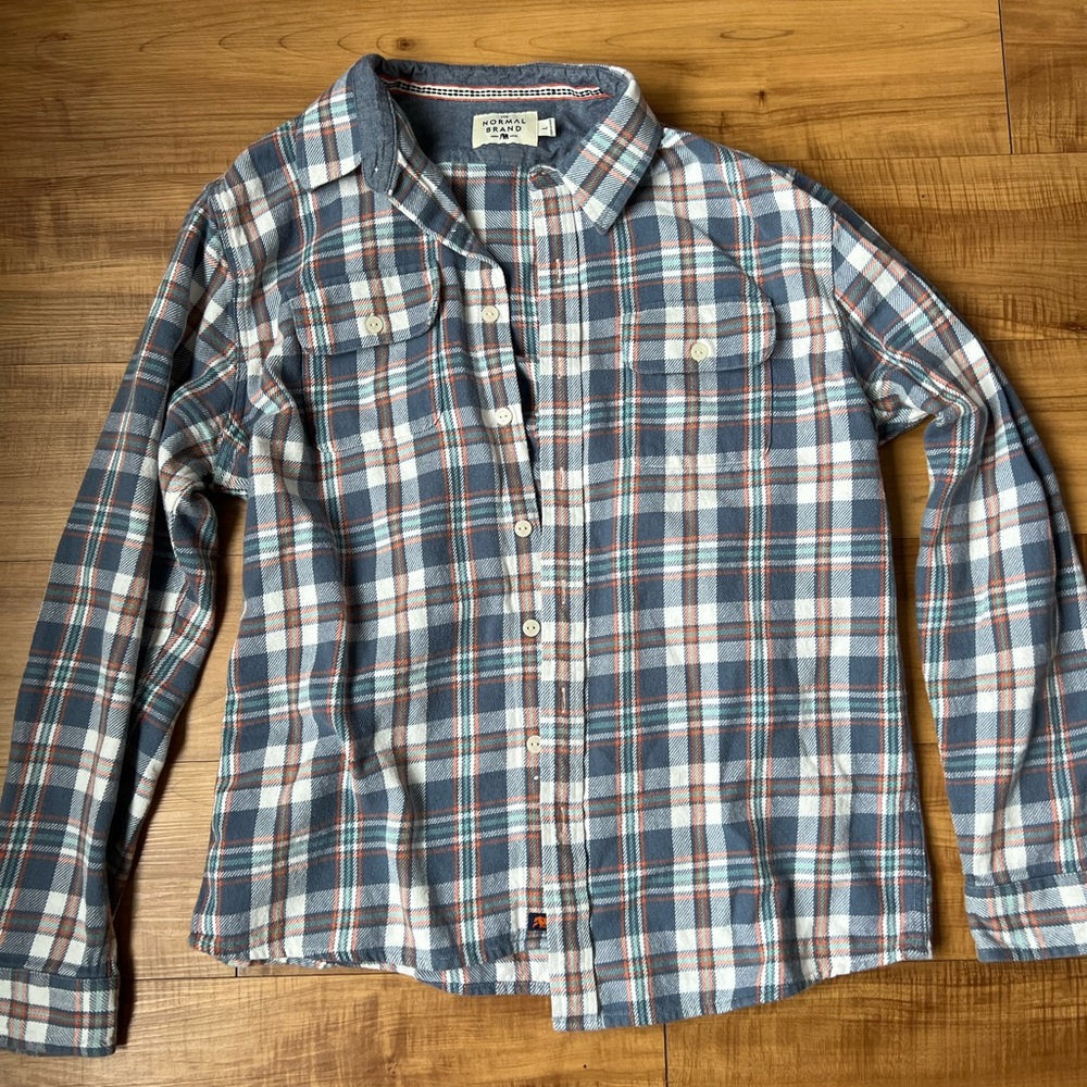 The Normal Brand Mountain Overshirt Flannel